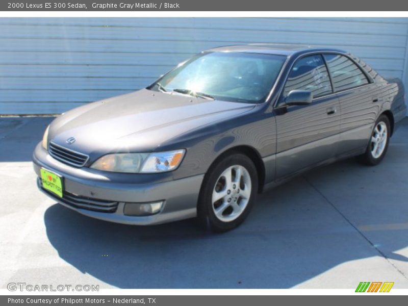 Graphite Gray Metallic / Black 2000 Lexus ES 300 Sedan