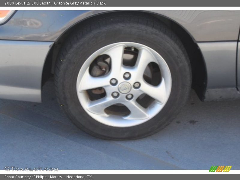 Graphite Gray Metallic / Black 2000 Lexus ES 300 Sedan