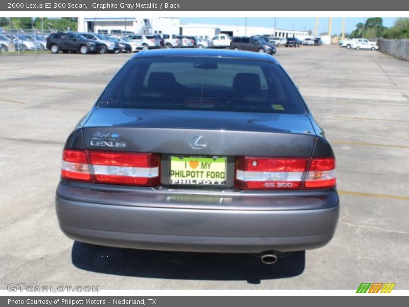 Graphite Gray Metallic / Black 2000 Lexus ES 300 Sedan
