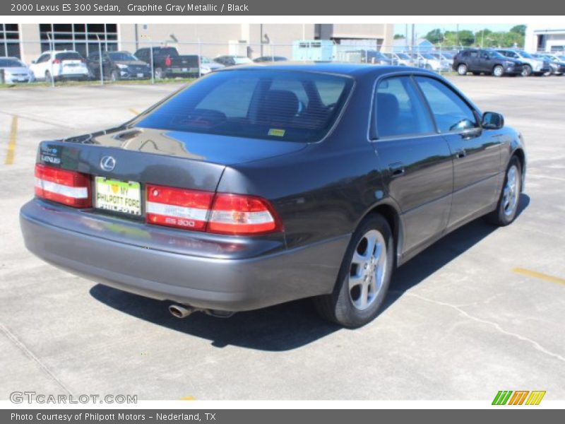 Graphite Gray Metallic / Black 2000 Lexus ES 300 Sedan