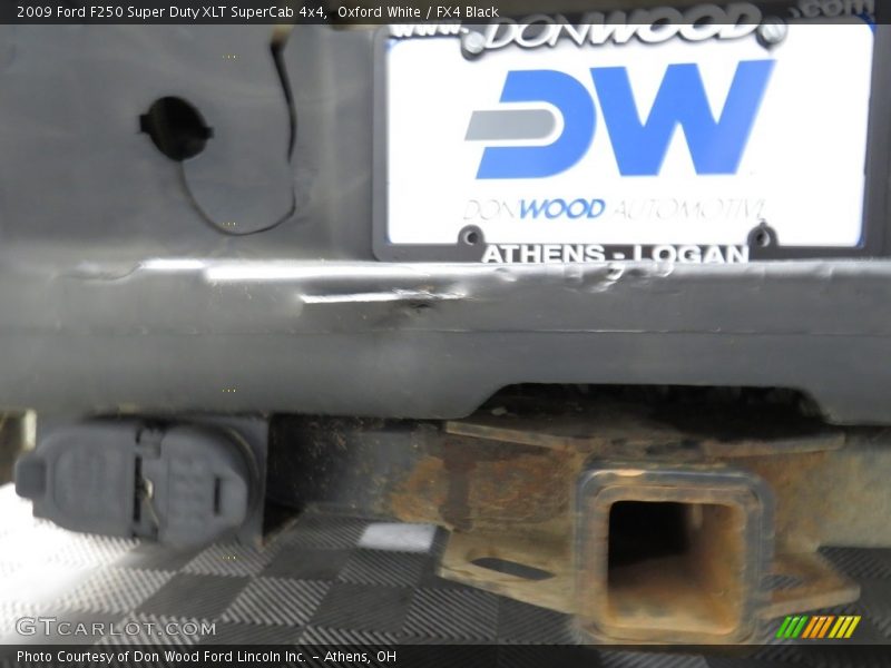 Oxford White / FX4 Black 2009 Ford F250 Super Duty XLT SuperCab 4x4