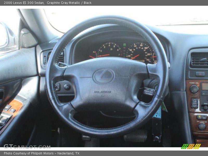 Graphite Gray Metallic / Black 2000 Lexus ES 300 Sedan
