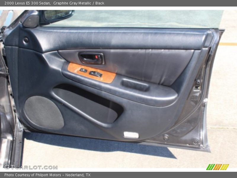 Graphite Gray Metallic / Black 2000 Lexus ES 300 Sedan