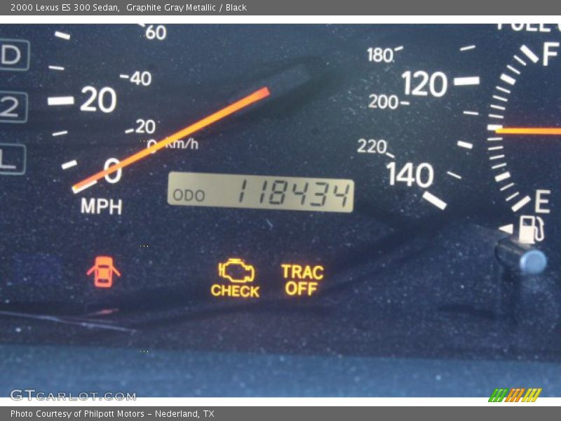 Graphite Gray Metallic / Black 2000 Lexus ES 300 Sedan