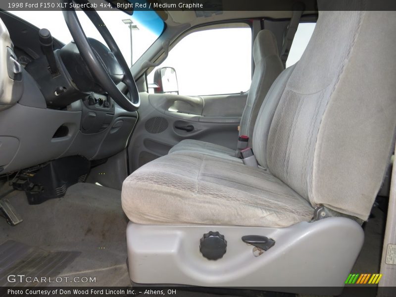 Bright Red / Medium Graphite 1998 Ford F150 XLT SuperCab 4x4