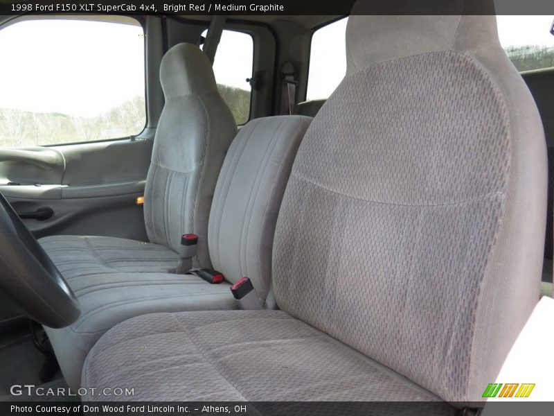 Bright Red / Medium Graphite 1998 Ford F150 XLT SuperCab 4x4