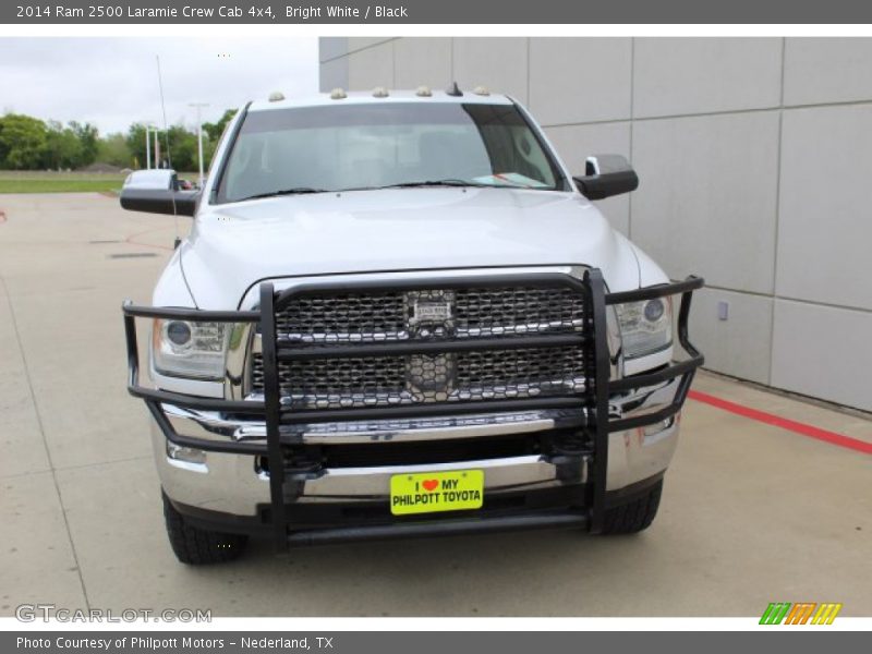 Bright White / Black 2014 Ram 2500 Laramie Crew Cab 4x4