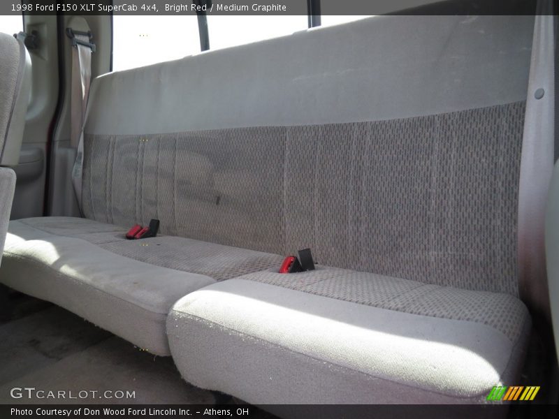 Bright Red / Medium Graphite 1998 Ford F150 XLT SuperCab 4x4