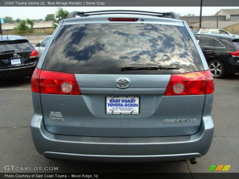 Blue Mirage Metallic / Stone Gray 2006 Toyota Sienna LE
