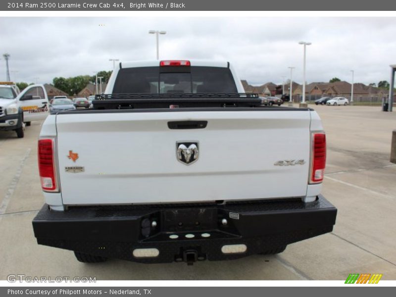 Bright White / Black 2014 Ram 2500 Laramie Crew Cab 4x4