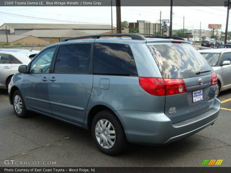 Blue Mirage Metallic / Stone Gray 2006 Toyota Sienna LE
