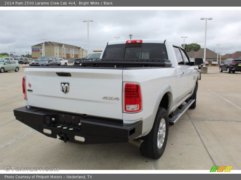 Bright White / Black 2014 Ram 2500 Laramie Crew Cab 4x4