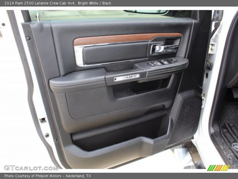 Bright White / Black 2014 Ram 2500 Laramie Crew Cab 4x4