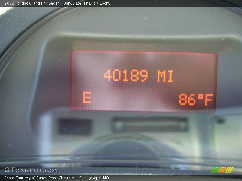 Dark Slate Metallic / Ebony 2008 Pontiac Grand Prix Sedan