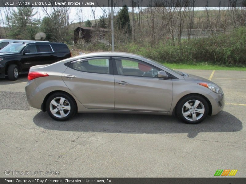 Desert Bronze / Beige 2013 Hyundai Elantra GLS