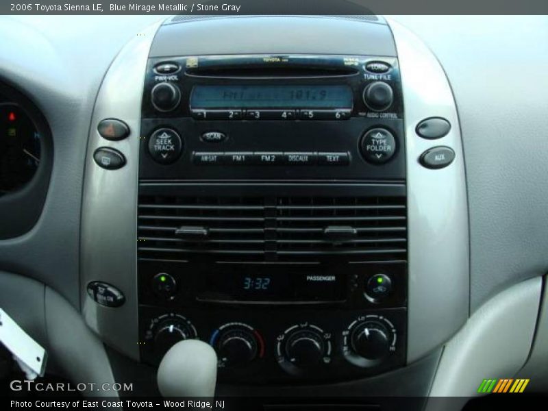 Blue Mirage Metallic / Stone Gray 2006 Toyota Sienna LE