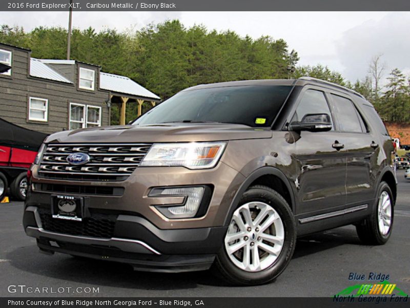 Caribou Metallic / Ebony Black 2016 Ford Explorer XLT