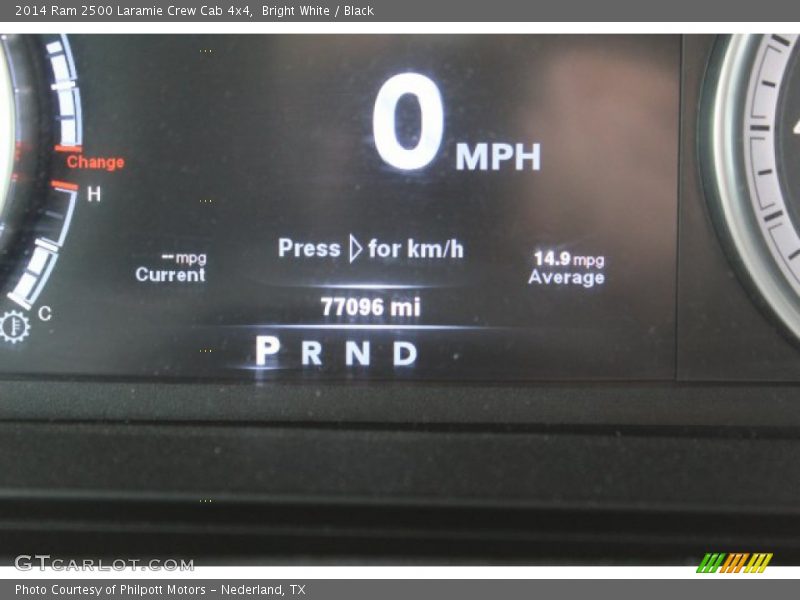 Bright White / Black 2014 Ram 2500 Laramie Crew Cab 4x4