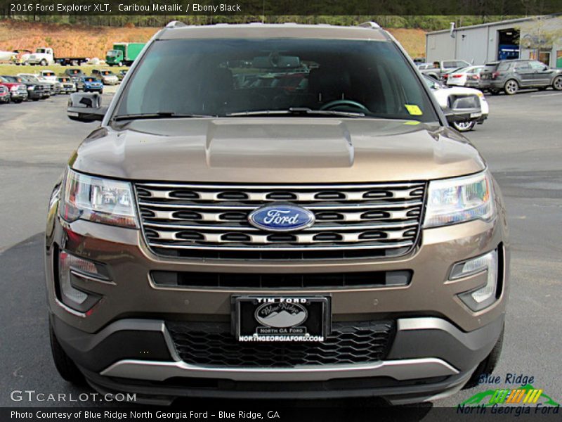 Caribou Metallic / Ebony Black 2016 Ford Explorer XLT