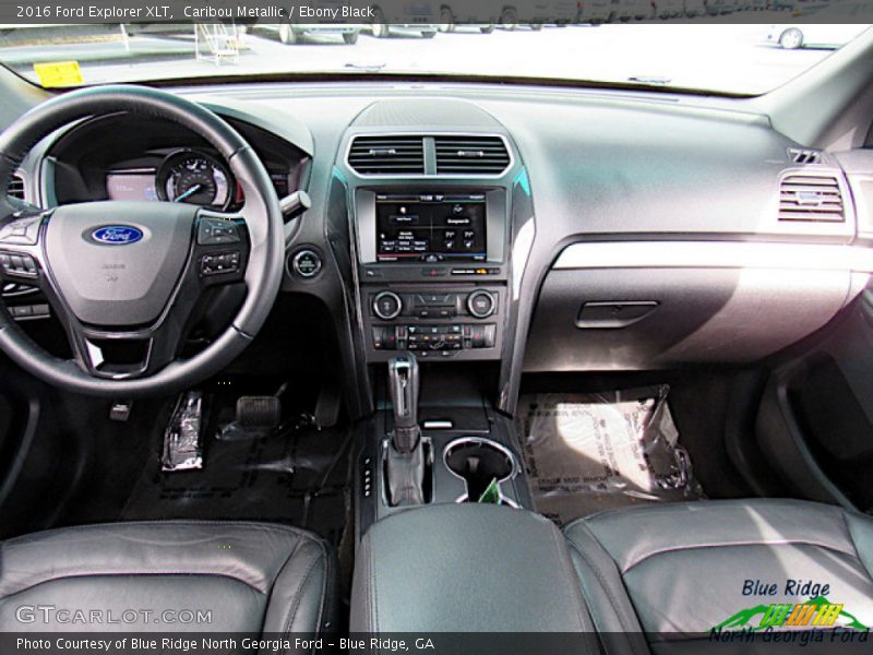 Caribou Metallic / Ebony Black 2016 Ford Explorer XLT