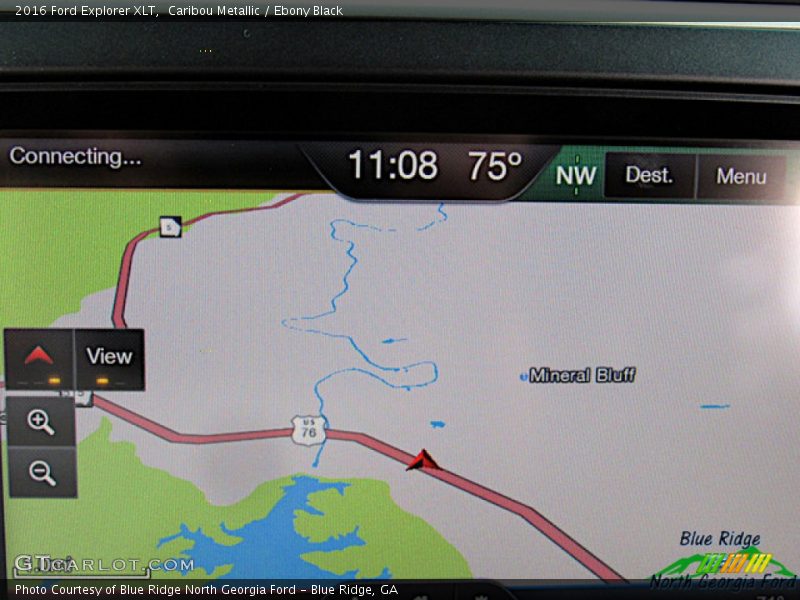 Caribou Metallic / Ebony Black 2016 Ford Explorer XLT