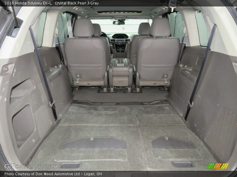 Crystal Black Pearl / Gray 2016 Honda Odyssey EX-L
