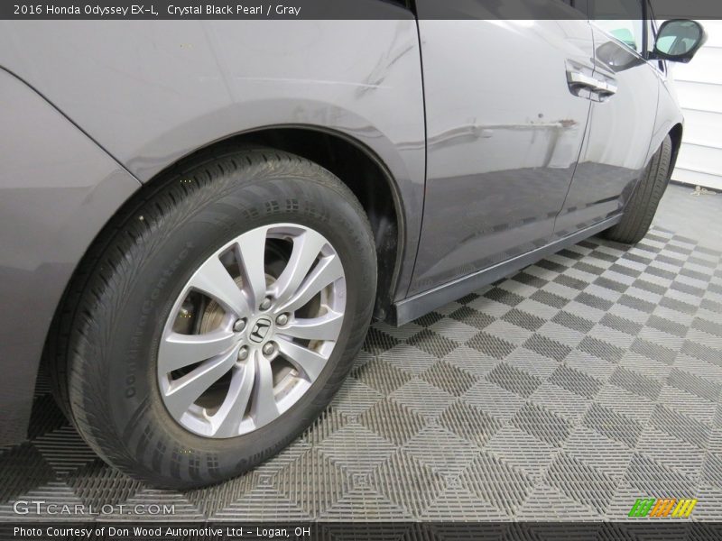 Crystal Black Pearl / Gray 2016 Honda Odyssey EX-L