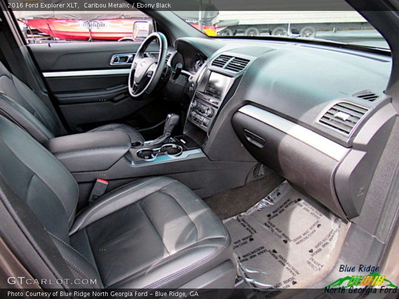 Caribou Metallic / Ebony Black 2016 Ford Explorer XLT