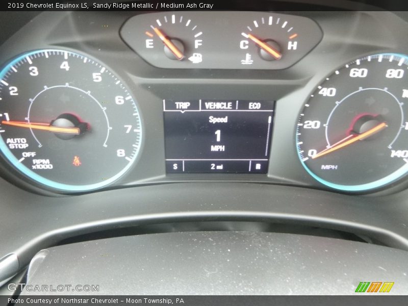 Sandy Ridge Metallic / Medium Ash Gray 2019 Chevrolet Equinox LS