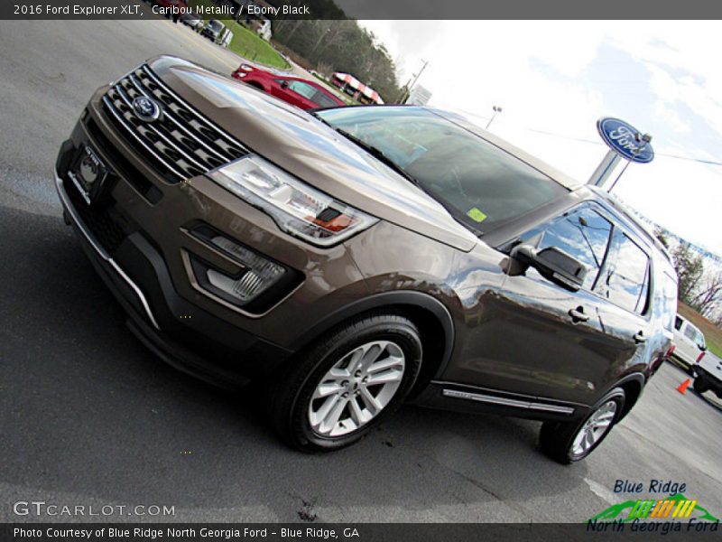 Caribou Metallic / Ebony Black 2016 Ford Explorer XLT
