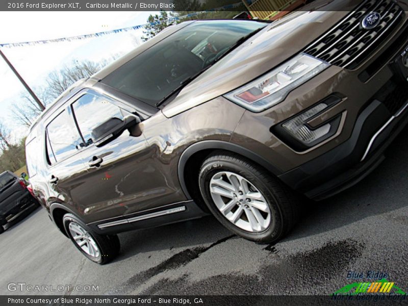Caribou Metallic / Ebony Black 2016 Ford Explorer XLT