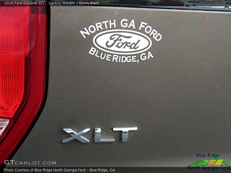 Caribou Metallic / Ebony Black 2016 Ford Explorer XLT