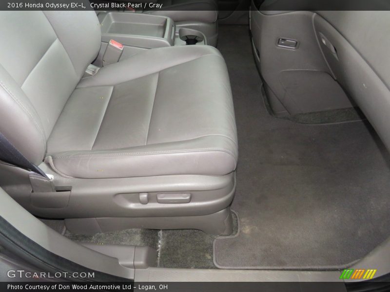 Crystal Black Pearl / Gray 2016 Honda Odyssey EX-L