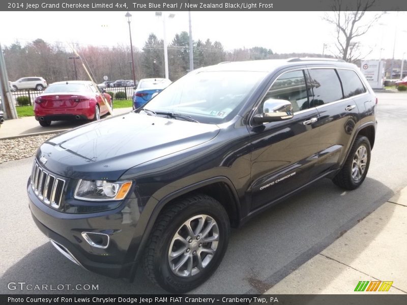 True Blue Pearl / New Zealand Black/Light Frost 2014 Jeep Grand Cherokee Limited 4x4