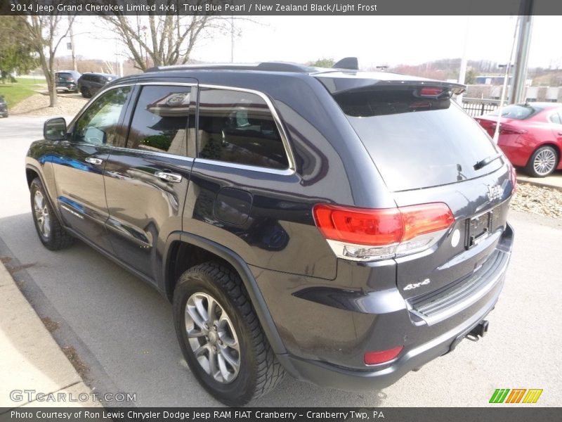 True Blue Pearl / New Zealand Black/Light Frost 2014 Jeep Grand Cherokee Limited 4x4