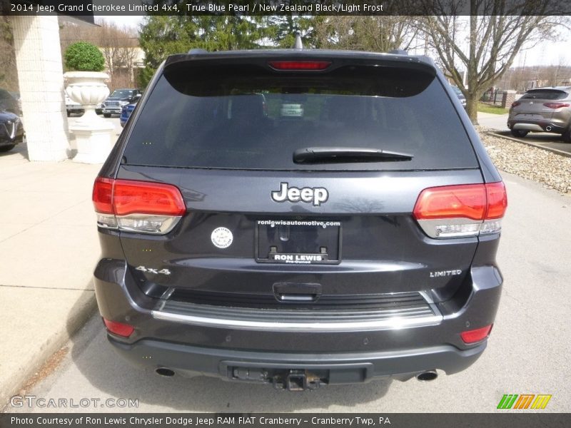 True Blue Pearl / New Zealand Black/Light Frost 2014 Jeep Grand Cherokee Limited 4x4