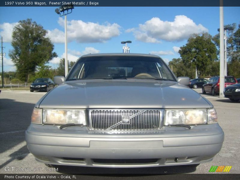 Pewter Silver Metallic / Beige 1997 Volvo 960 Wagon
