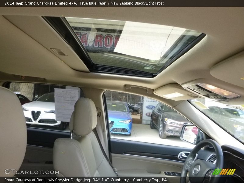 True Blue Pearl / New Zealand Black/Light Frost 2014 Jeep Grand Cherokee Limited 4x4
