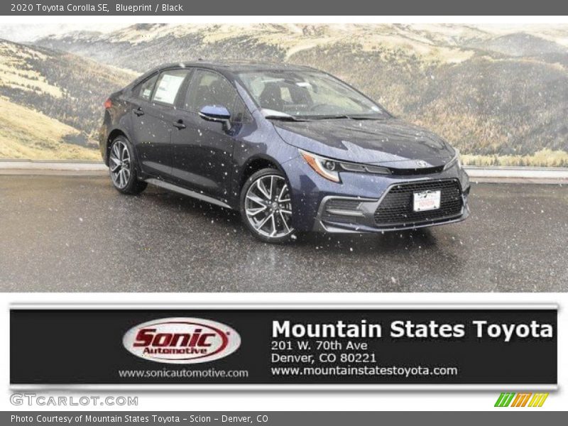 Blueprint / Black 2020 Toyota Corolla SE