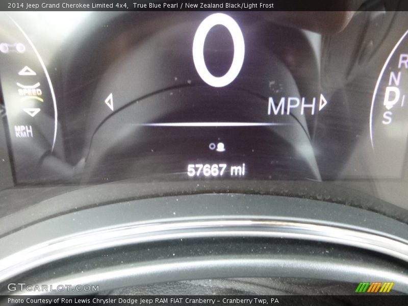 True Blue Pearl / New Zealand Black/Light Frost 2014 Jeep Grand Cherokee Limited 4x4