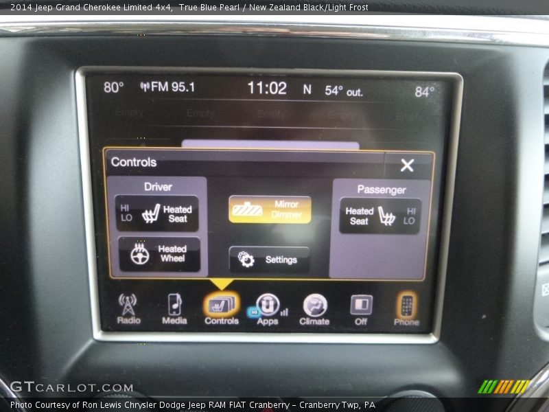 True Blue Pearl / New Zealand Black/Light Frost 2014 Jeep Grand Cherokee Limited 4x4