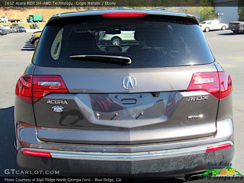 Grigio Metallic / Ebony 2012 Acura MDX SH-AWD Technology