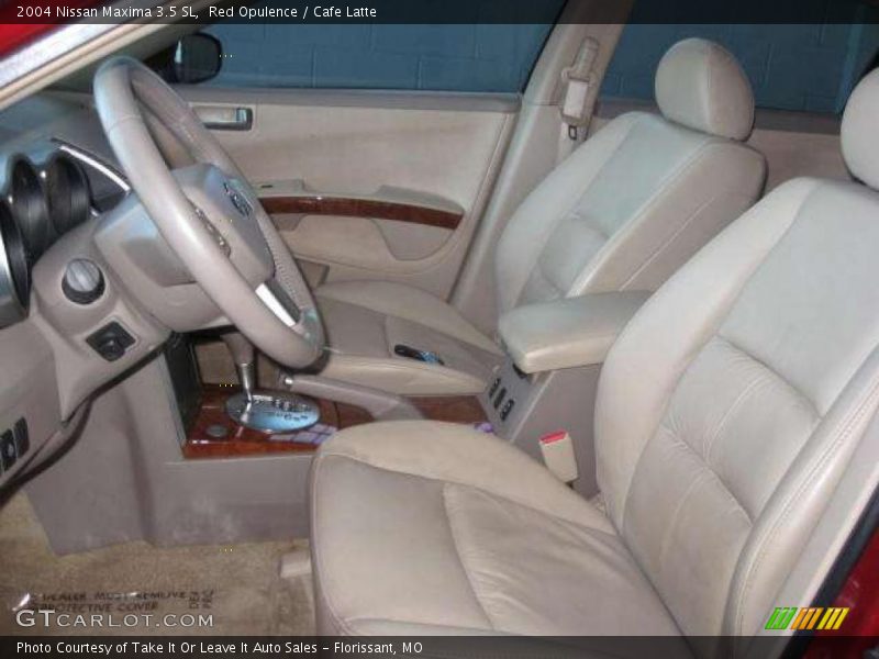 Red Opulence / Cafe Latte 2004 Nissan Maxima 3.5 SL