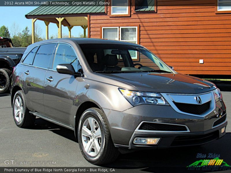 Grigio Metallic / Ebony 2012 Acura MDX SH-AWD Technology