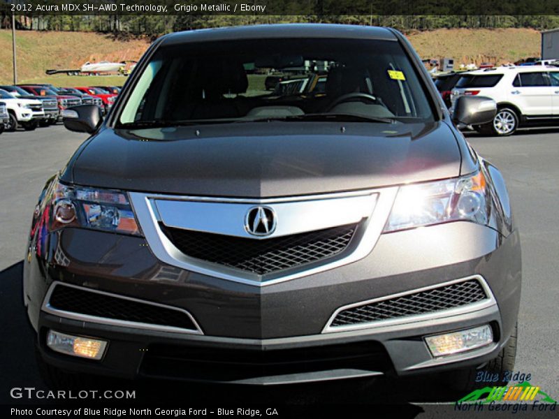Grigio Metallic / Ebony 2012 Acura MDX SH-AWD Technology