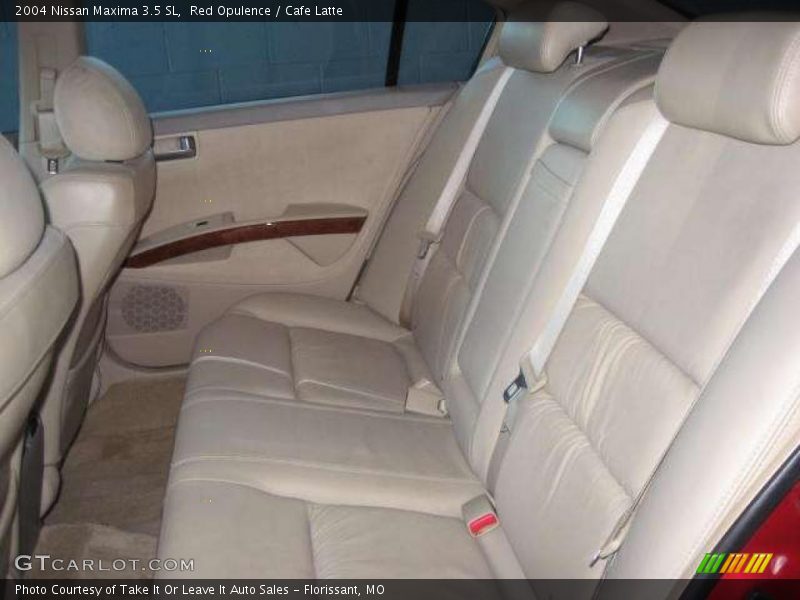 Red Opulence / Cafe Latte 2004 Nissan Maxima 3.5 SL