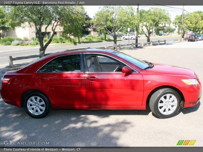 Barcelona Red Metallic / Ash 2007 Toyota Camry XLE