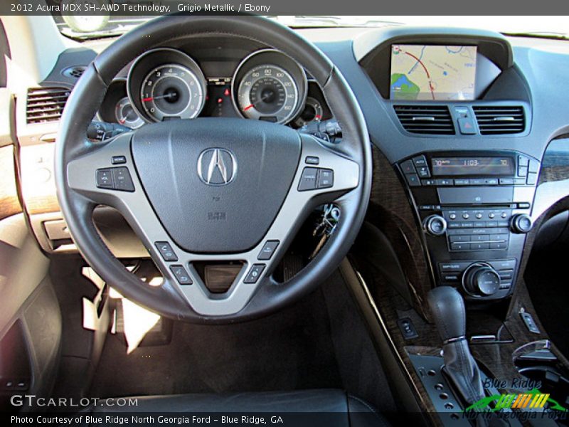 Grigio Metallic / Ebony 2012 Acura MDX SH-AWD Technology