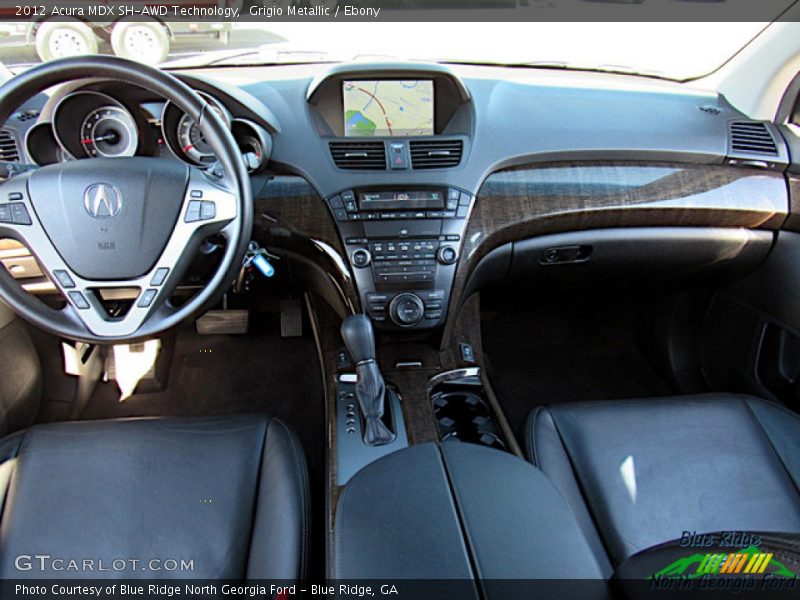 Grigio Metallic / Ebony 2012 Acura MDX SH-AWD Technology