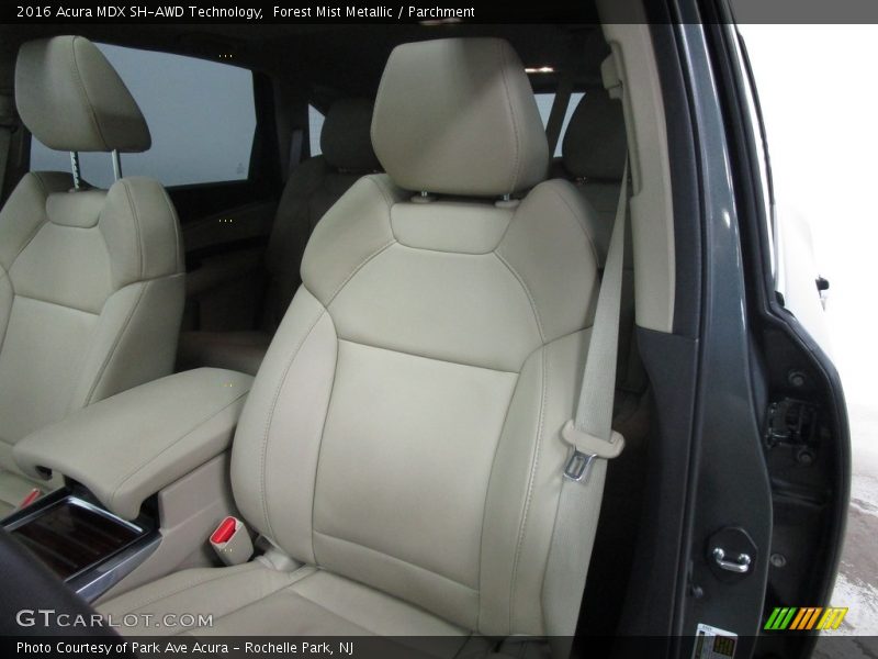 Forest Mist Metallic / Parchment 2016 Acura MDX SH-AWD Technology